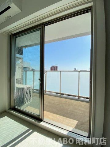 La Douceur天王寺のバルコニー