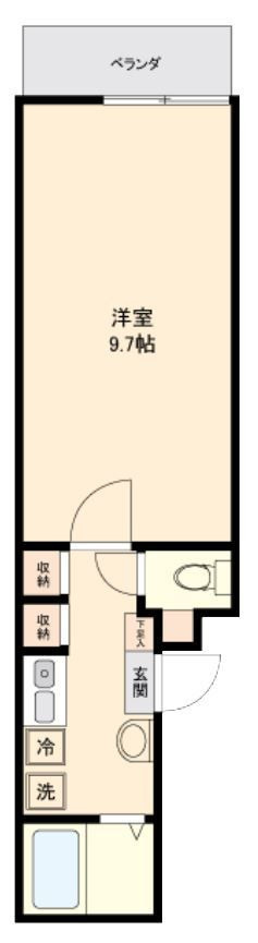イマージュ赤坂の間取り