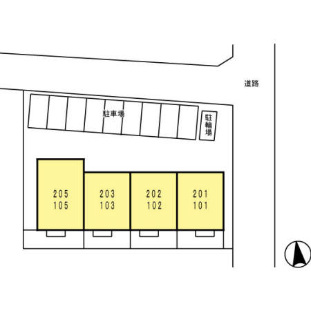 オンディーヌの区画図
