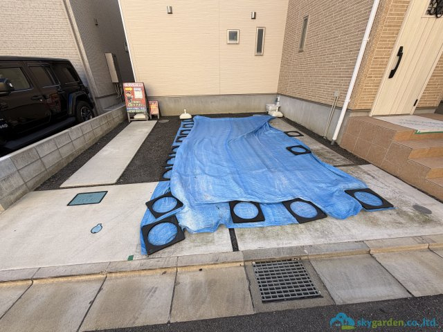 平塚市平塚３丁目　築後未入居戸建　全15邸14号棟の駐車場