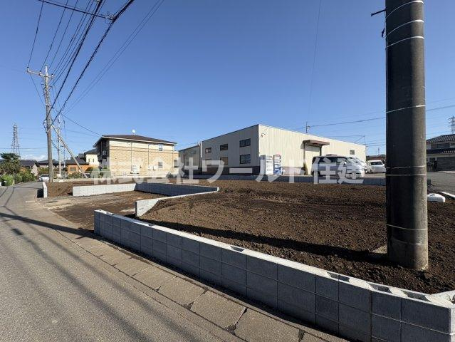 【建築条件なし】青梅市今井2丁目の前面道路含む現地写真|造成済み