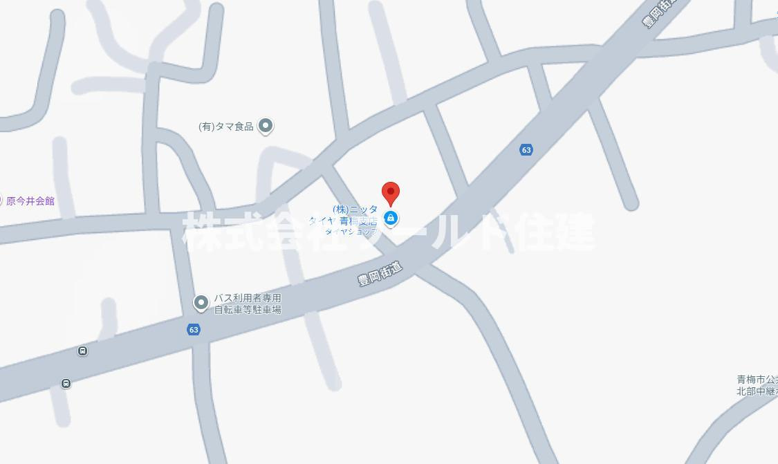 【建築条件なし】青梅市今井2丁目の地図