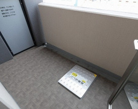 パークアクシス心斎橋のバルコニー