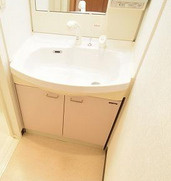 レジディア靭公園の洗面所