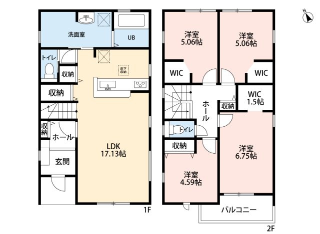 小牧市小木３丁目　新築戸建　６号棟