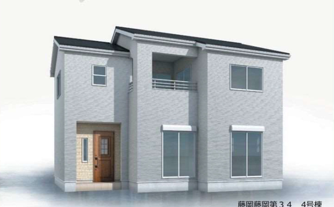 藤岡市藤岡第34（全4棟）4号棟の外観パース|外観パースです
