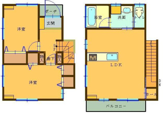 【間取り】 | 松木タウンハウス