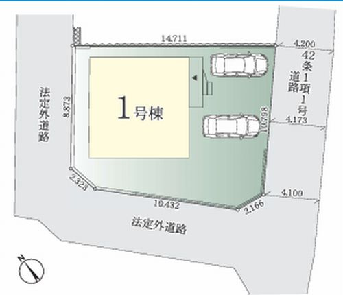 【区画図】 | 【仲介手数料０円】伊勢原市桜台4期　新築一戸建て | 伊勢原市桜台4期　新築一戸建て