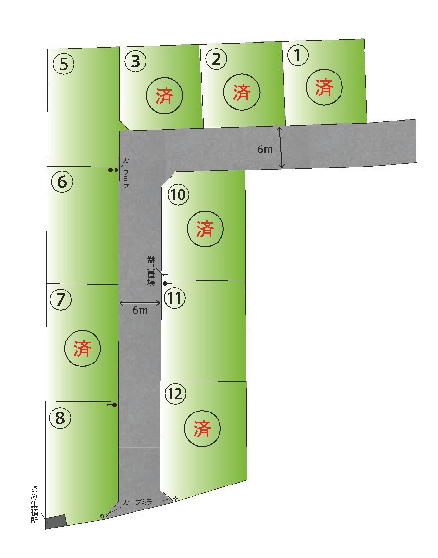 スマートタウン大町・56939の区画図
