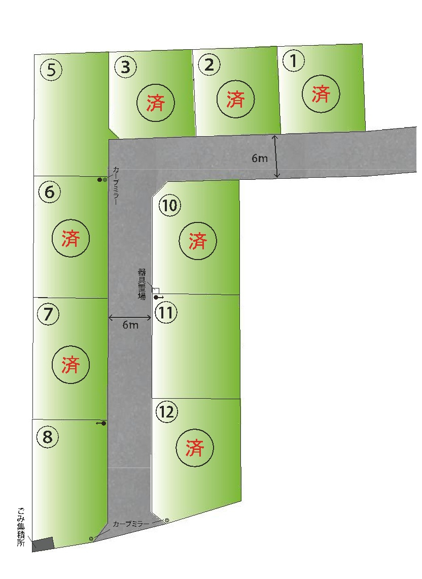 スマートタウン大町・56939の区画図