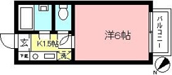 1Ｋの間取です！