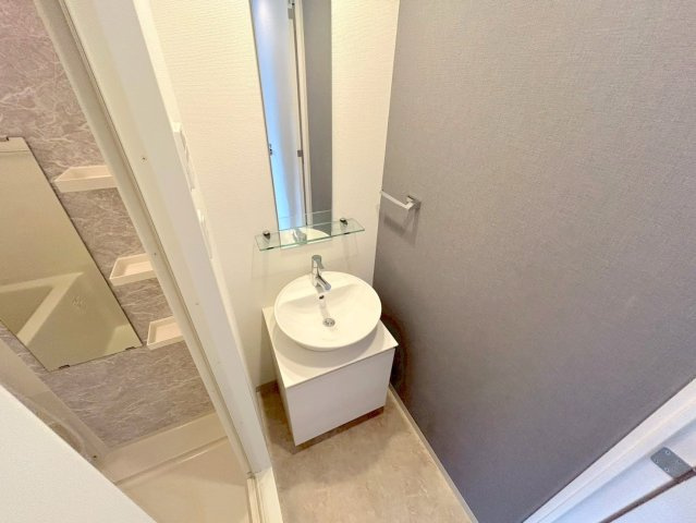 S-RESIDENCE新大阪駅前の洗面所