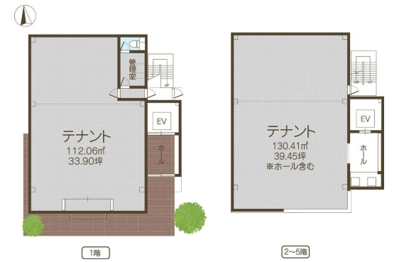 仮称)高槻市城北町二丁目計画の間取り