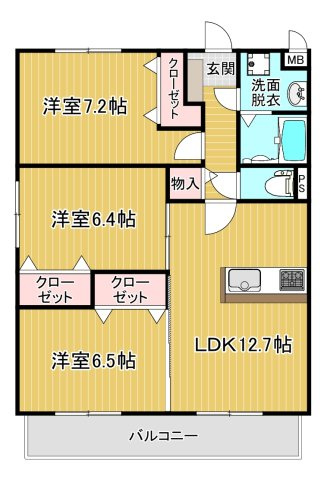 【間取り】 | ＼初期費用キャンペーン中／ピュアサファイアⅡ