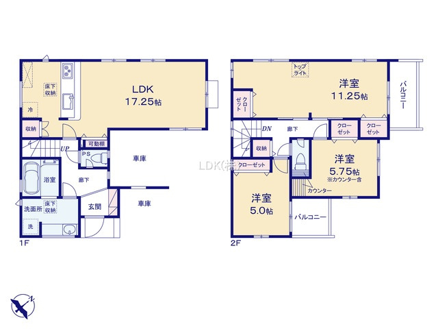 【間取り】 | 新築戸建／ふじみ野市西１丁目（全1棟）