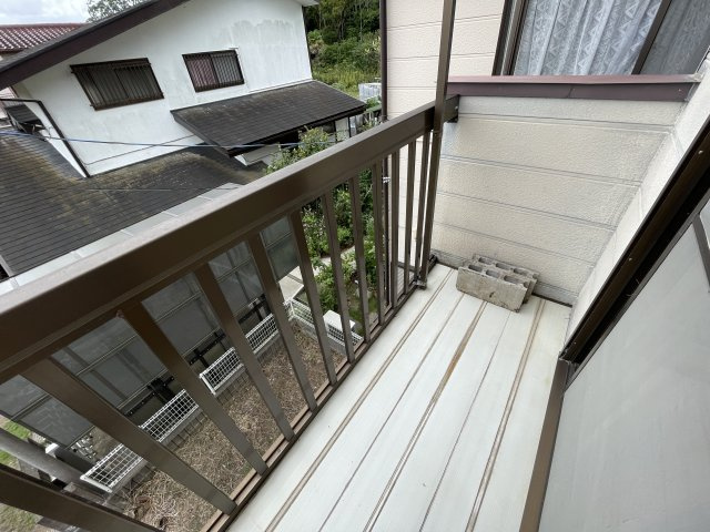 上谷新田貸家のバルコニー