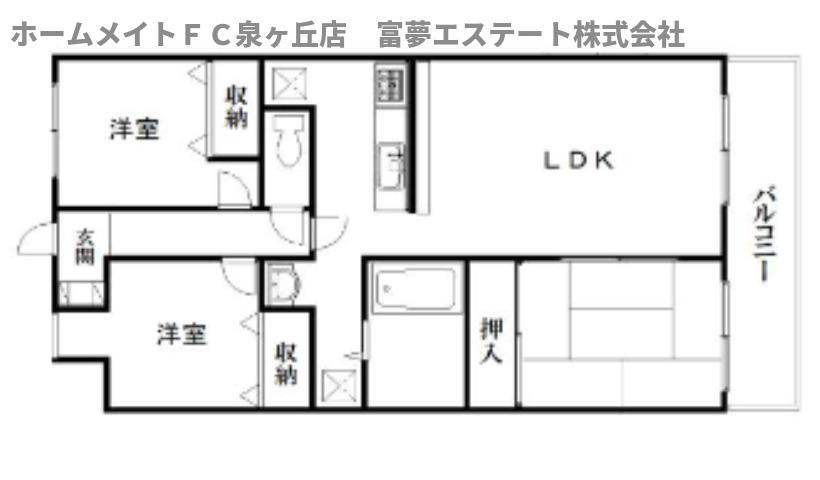 レジデンス赤阪の間取り