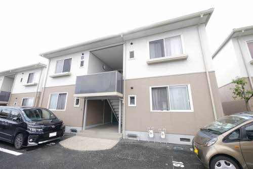 熊本市中央区出水７丁目のアパートの外観