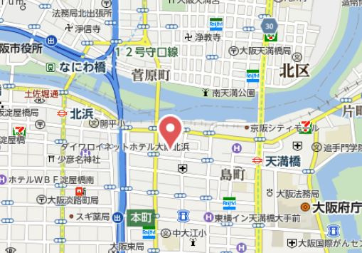 【地図】 | ルーエ天満橋