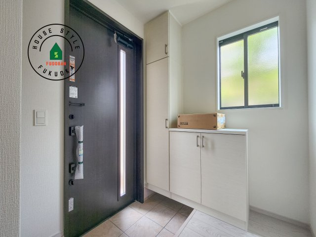 福岡市東区雁の巣1丁目第3-1棟(１号棟)の防犯設備|二重ロックでしっかり防犯対策ができます。