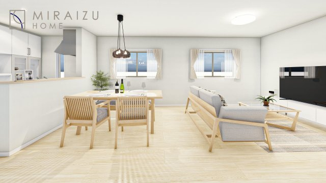 【完成予想図】 | 日当たりの良いお家は嬉しいですよね。それぞれ価値観が分かれる箇所です、実際に内覧して日当たりの心地よさをご体感下さいね♪
