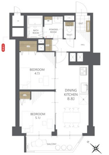 【間取り】小豆沢ローズハイム 