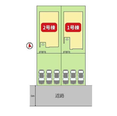 【区画図】 | 山形市江俣二丁目【新築建売】1号棟 | 区画図