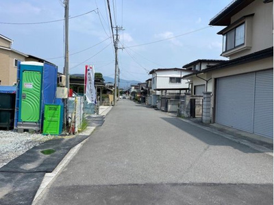 【前面道路含む現地写真】 | 山形市江俣二丁目【新築建売】1号棟 | 前面道路になります。