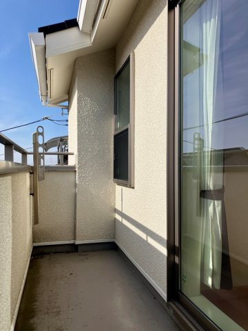 王禅寺西戸建のバルコニー