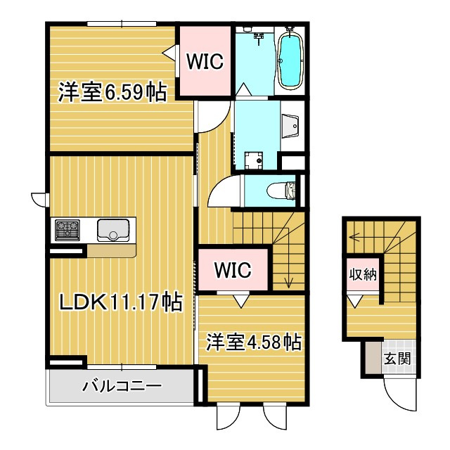 エフォリア17の間取り