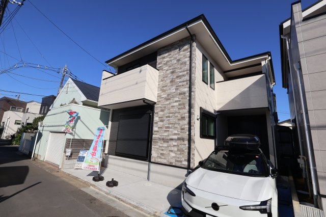 《仲介手数料無料》浦和区瀬ヶ崎４丁目9-5(1号棟)新築一戸建てKEIAI GRACEの外観|撮影日 2025年11月17日 13:30 晴れ