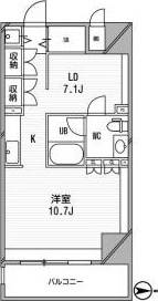 アーデンタワー南堀江の間取り