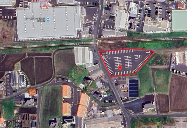 津山市川崎　貸土地　939坪の地図