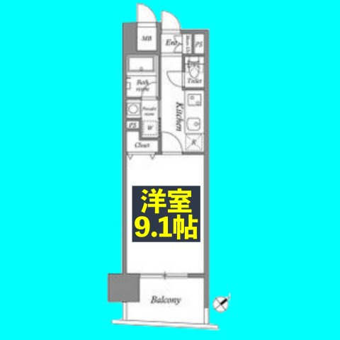千種アヴァンギャルドプレイスの間取り