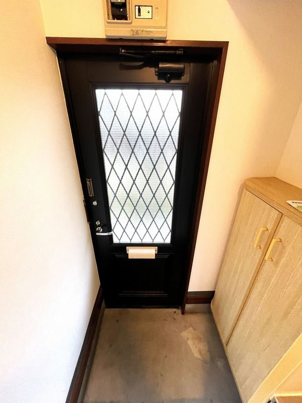 ヴィレッヂカメリアの玄関