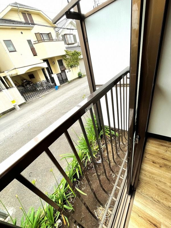 ヴィレッヂカメリアのバルコニー