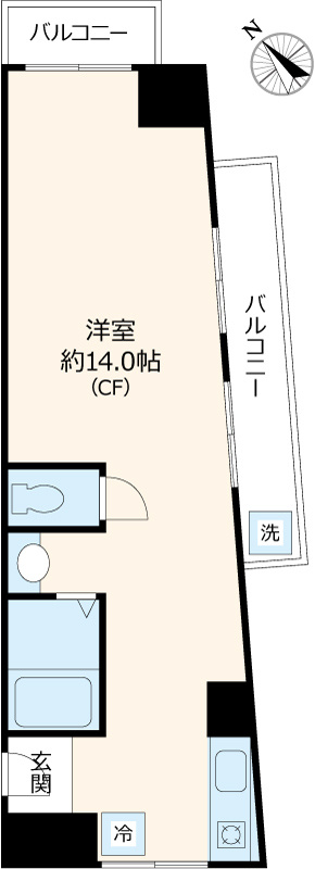リベール上野の間取り
