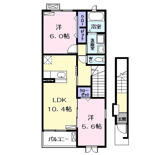 ジェルメ元中野の間取り