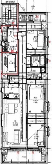 【間取り】 | スプランディッド品川ＤＵＥ