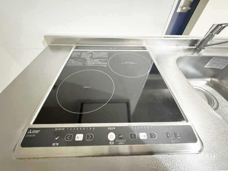 Ｍスクエアのキッチン|2口コンロのシステムキッチンです☆