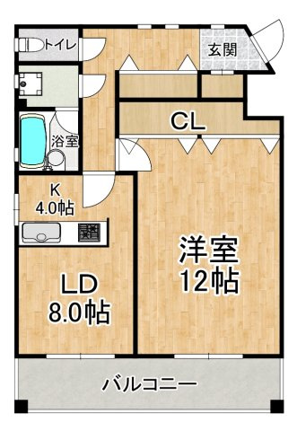 アークパレス誠の間取り|※間取りが現況と異なる場合は現況を優先します※