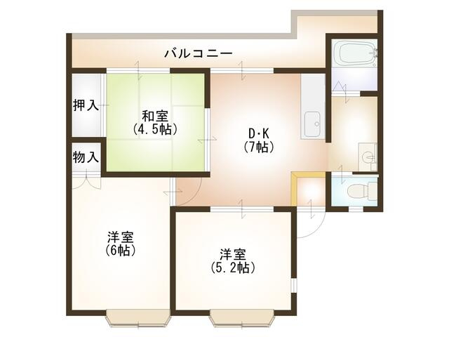 春日部市新宿新田のアパートの画像