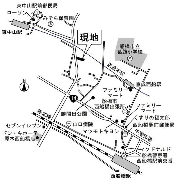 エム・ケイ西船の地図