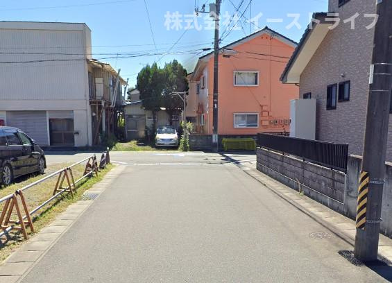 【新築戸建】　いわき市植田町根小屋第2　全2棟　長期優良住宅【最終1棟！】の前面道路含む現地写真|ご参照ください。北東側接道