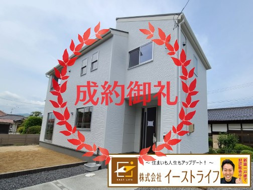 【新築戸建】　いわき市平北目町第1　全3棟　長期優良住宅の外観|3号棟外観写真　ご案内いつでも可能です！ぜひお気軽にお問い合わせ下さい(^_^)/