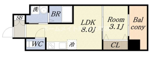 【間取り】 | セオリー大阪ハーバーDOOR
