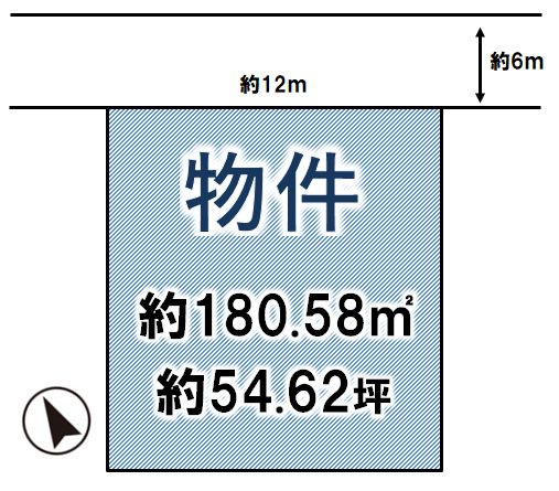 野木町友沼の土地図
