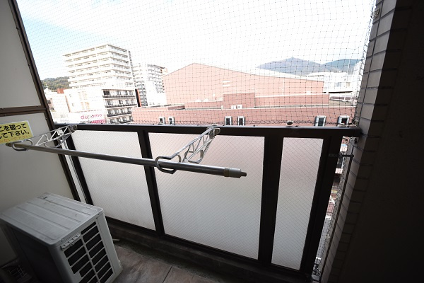 朝日プラザ呉センターコアのバルコニー