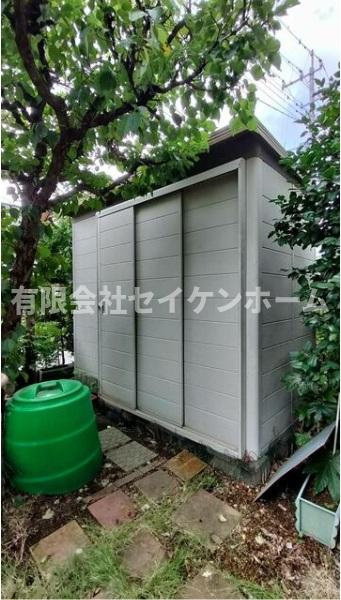 鴻巣市ひばり野1丁目　中古住宅の庭