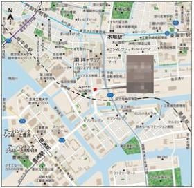 パークアクシス木場キャナル　ウエストの地図
